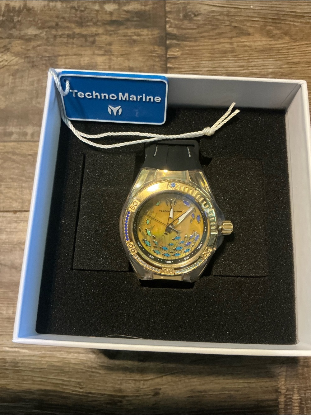 Invicta TechnoMarine Cruise Dream Black Gold Women’s Watch Ladies Sea TM-125010